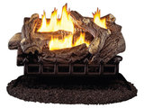 24 Ventless Natural Gas Log Set, 34,000 BTU Milivolt Control - Rustic -  Fire Pit Accessories - by Procom | Houzz