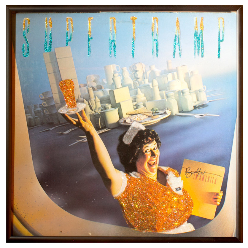 Glittered Supertramp Breakfast in America Album