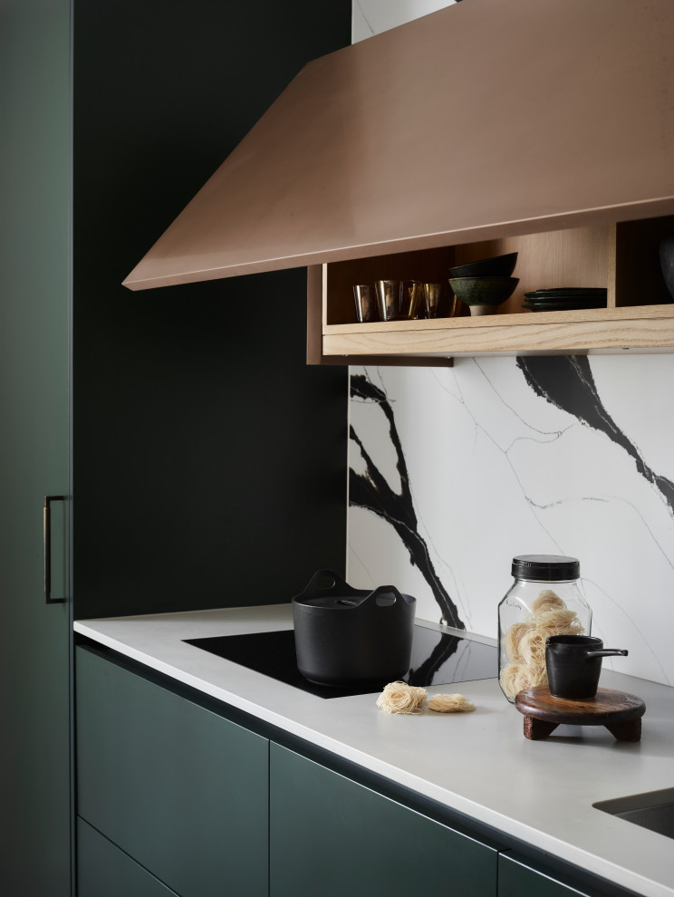 Inspiration for a contemporary kitchen in London.