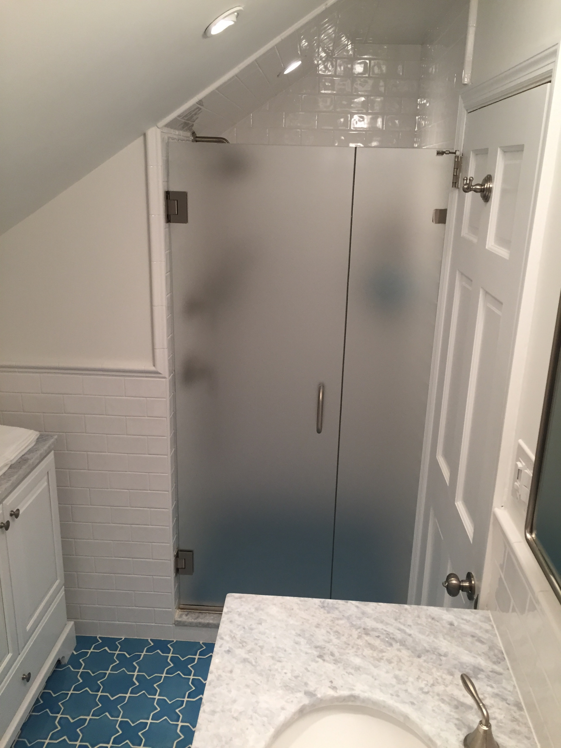 Koch's Master bathroom floor