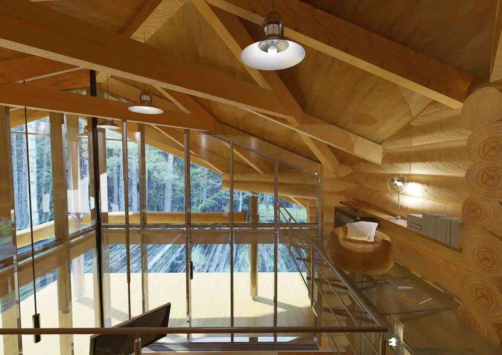 Проект кедрового дома.  МО. пос. Заречье