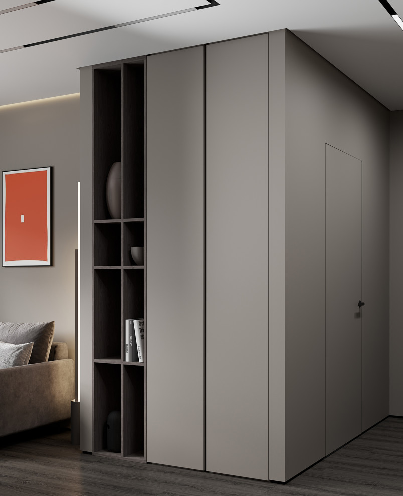 Дизайн-проект квартиры в современном стиле для молодой яркой пары