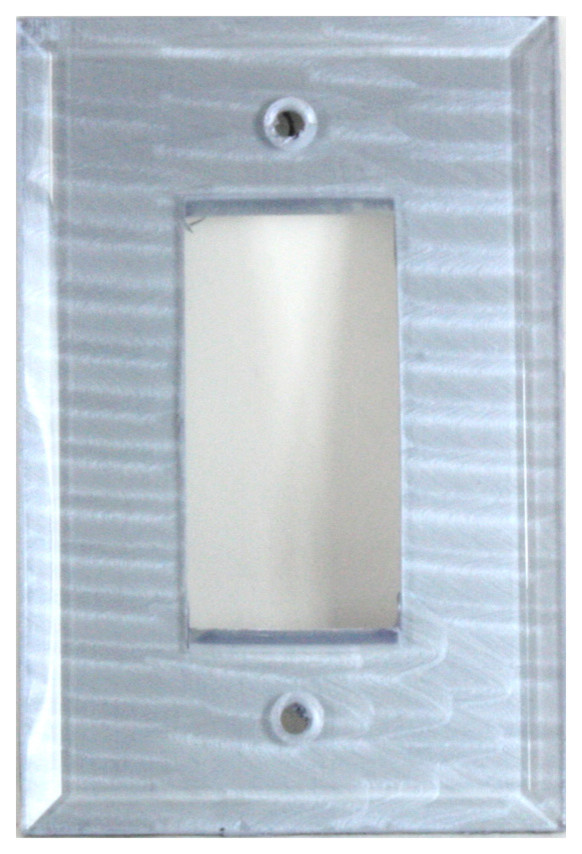 Glass Single Decora Switch Cover Contemporary Switch Plates And