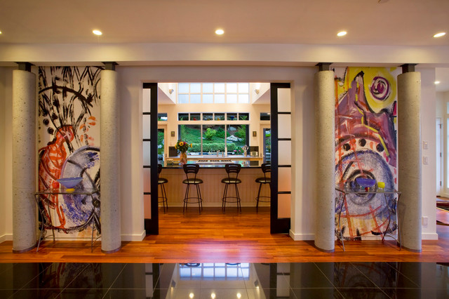 Mercer Island Residence contemporary-hall