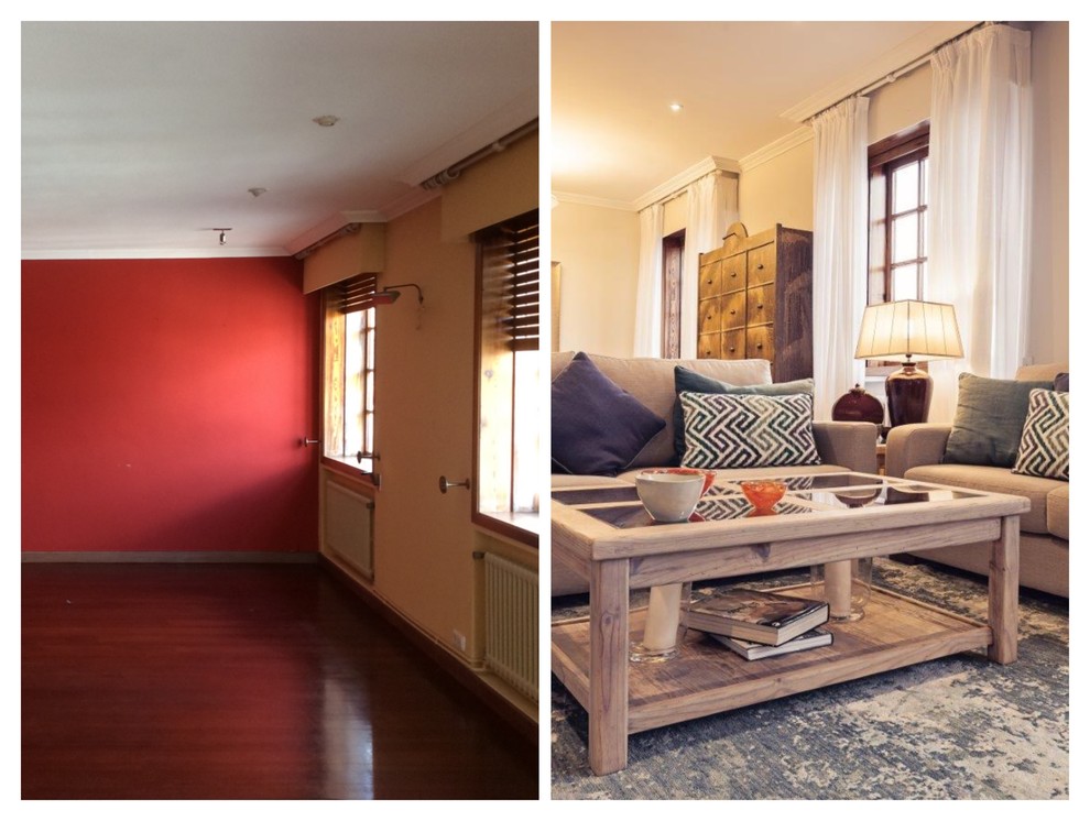 EL ANTES Y EL DESPUES DE UN PISO DE LOS AÑOS 70