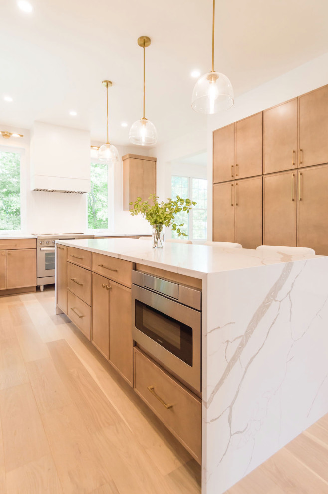 Contemporary Kitchen with Organic Modern Style