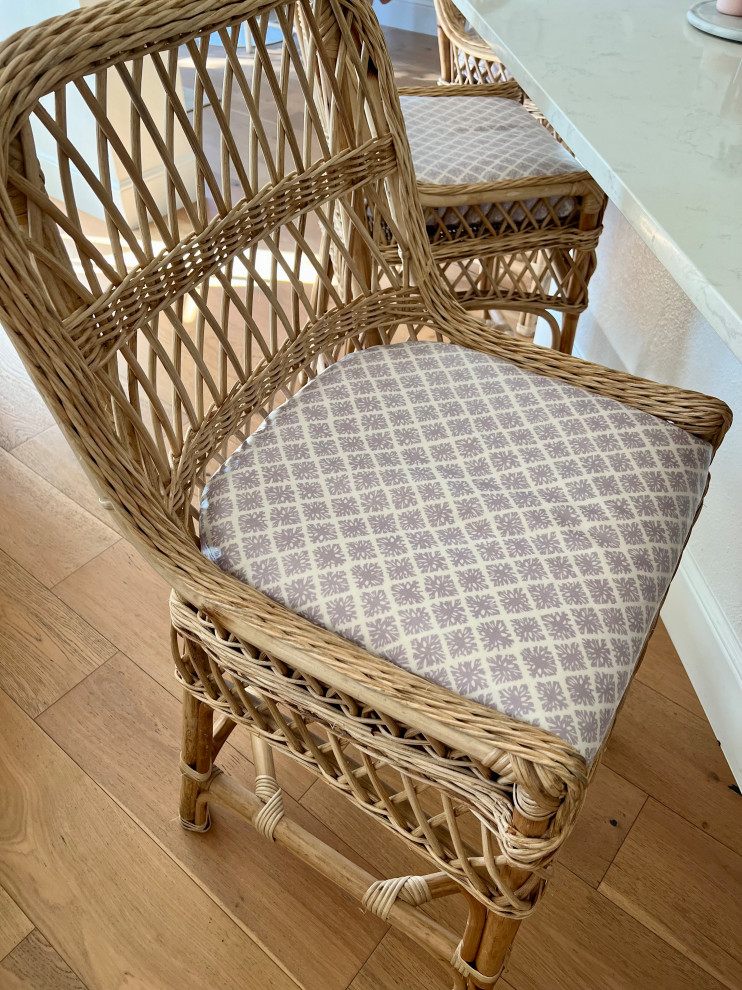 Custom Laminated Cushions for Counter Stool