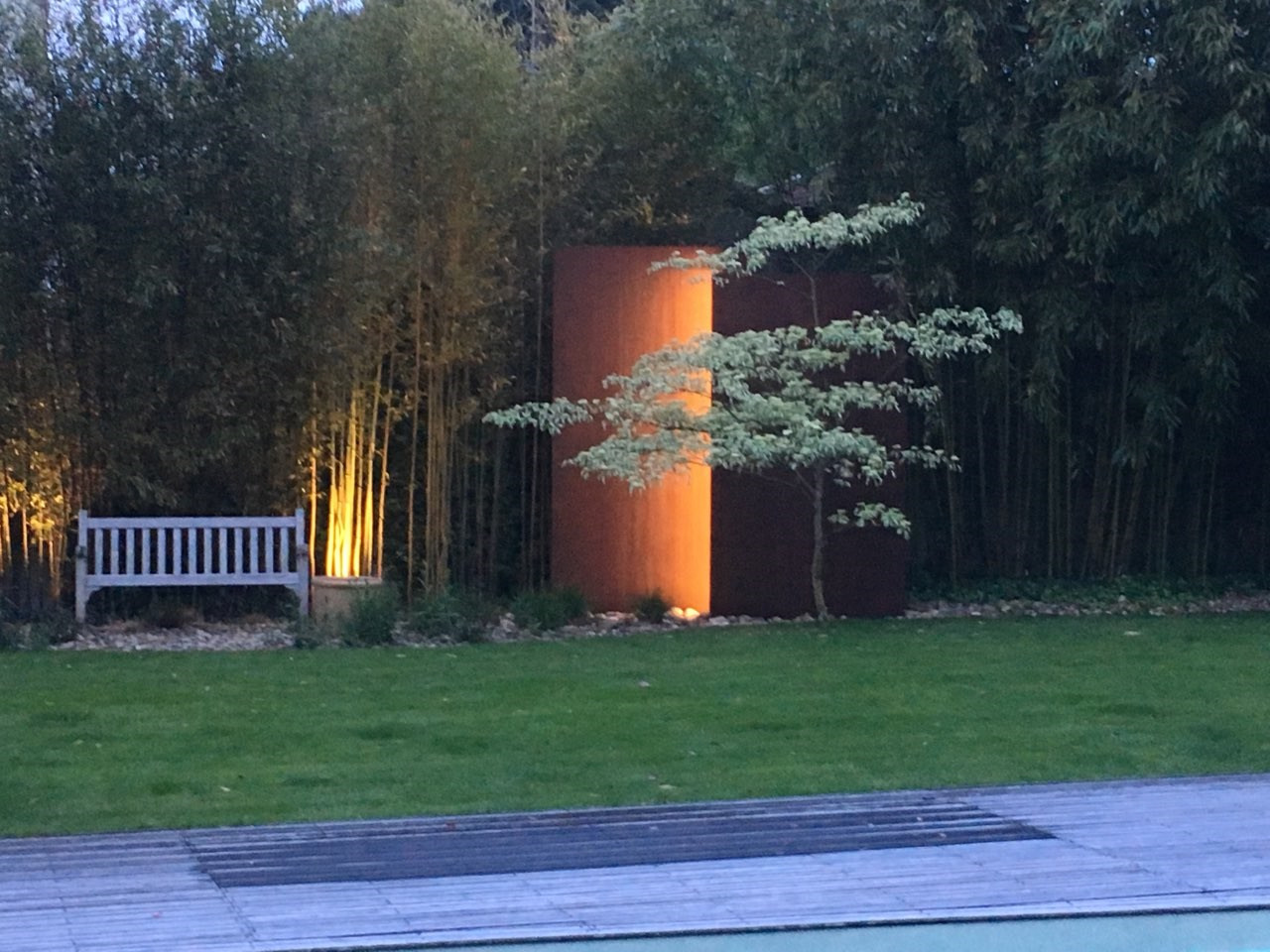 Brise vue en corten