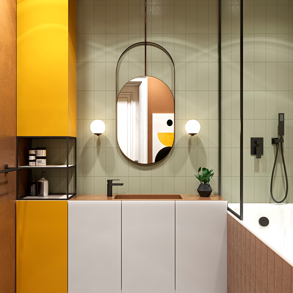 Яркая квартира для молодой пары