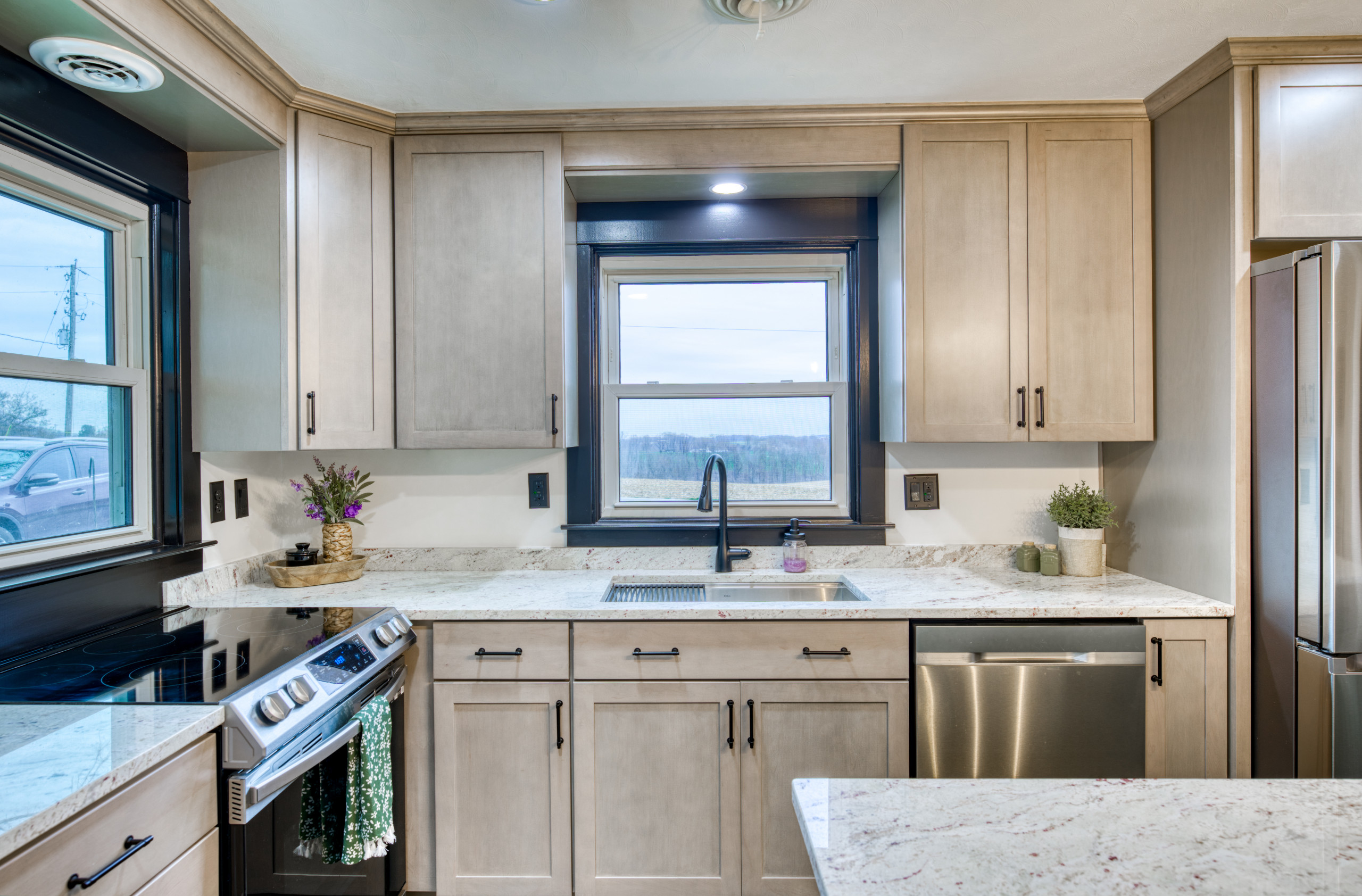 Laurel- Two toned Farmhouse Kitchen