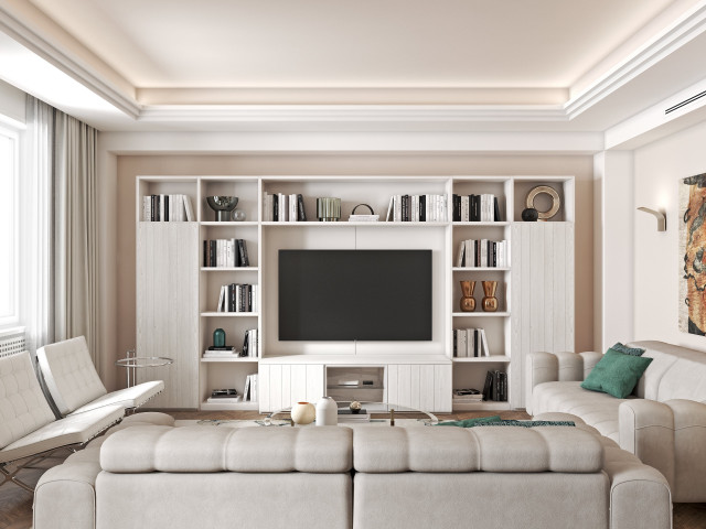 SOGGIORNO IN STILE CLASSICO CONTEMPORANEO - Contemporary - Living Room ...
