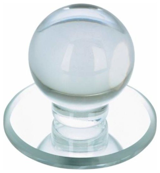 Richelieu Acrylic Clear Door Knob Glass Doors 1 7/8" Clear Contemporary And Drawer