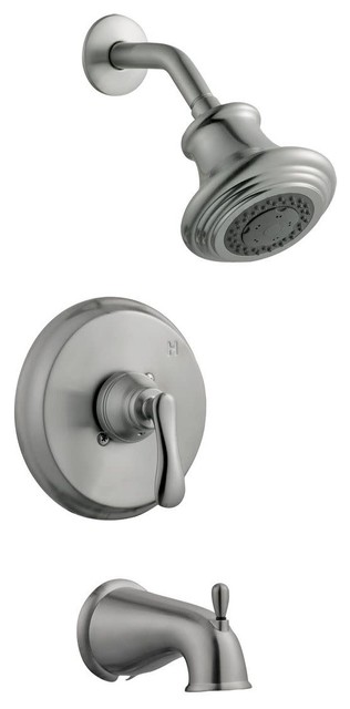 Design House 525782 Tub and Shower Trim Package - Satin Nickel
