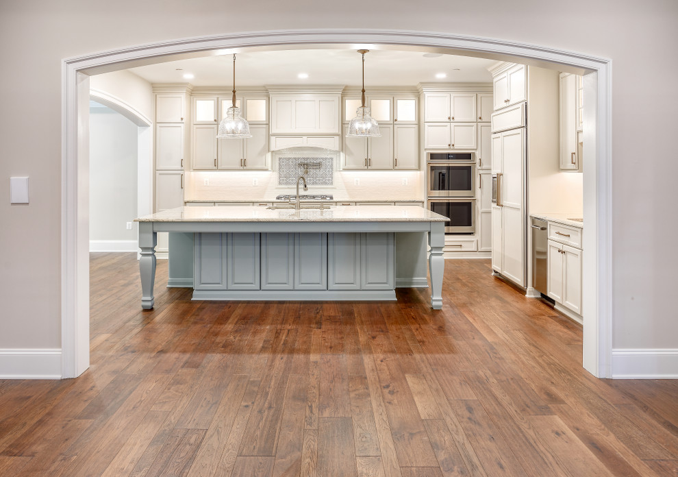 Custom Home Cabinetry - Neutral Grays & Blues