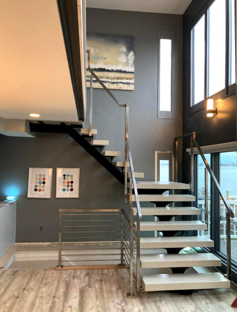 Railing Remodel trendy-trappe
