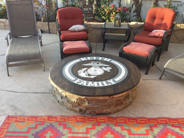 Custom Fire Pit Cover Rustic Los, Custom Fire Pit Covers