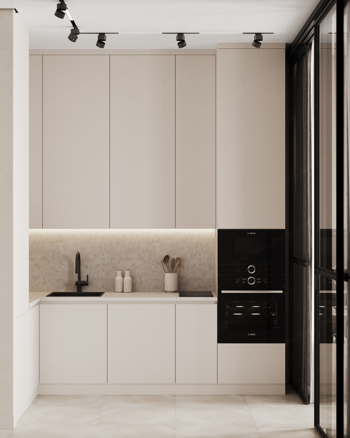 Дизайн проект 1 комнатной квартиры - ЖК Прокшино