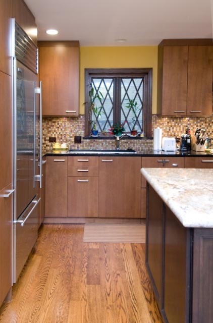 Kitchen - transitional kitchen idea in Chicago