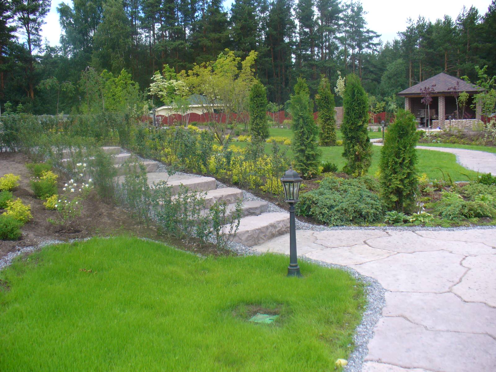 сад в английском стиле