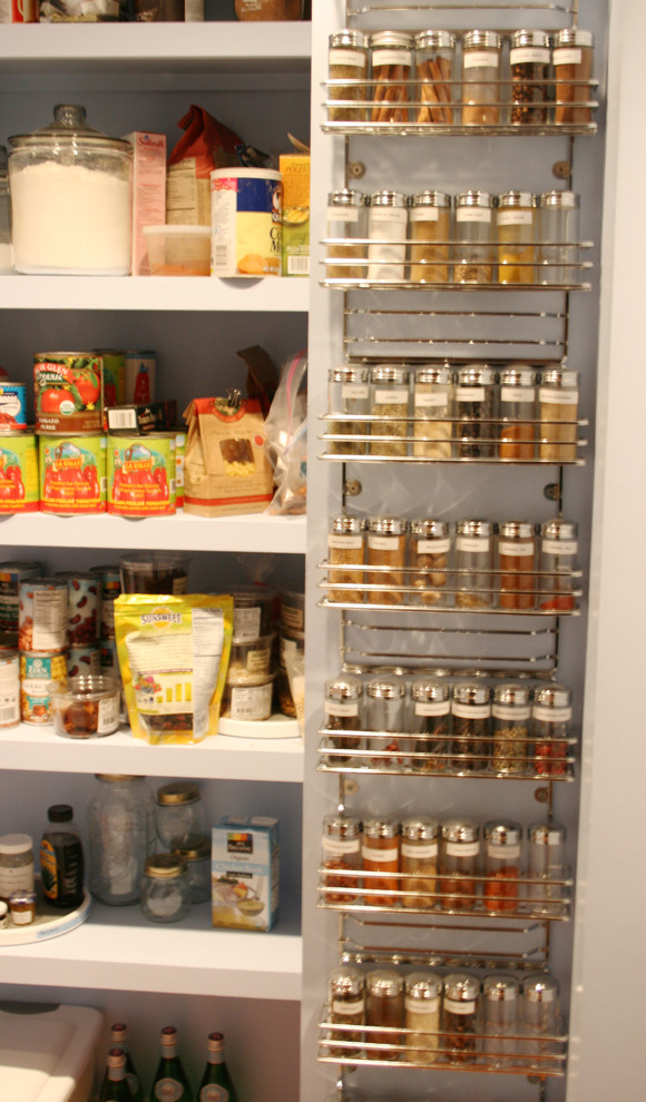 Organizzatore per Spezie a 4 Ripiani per Armadietto Cucina, Inserto per Cassetti -Barattoli Non Inclusi- Organizzatore per Cassetti Spezie