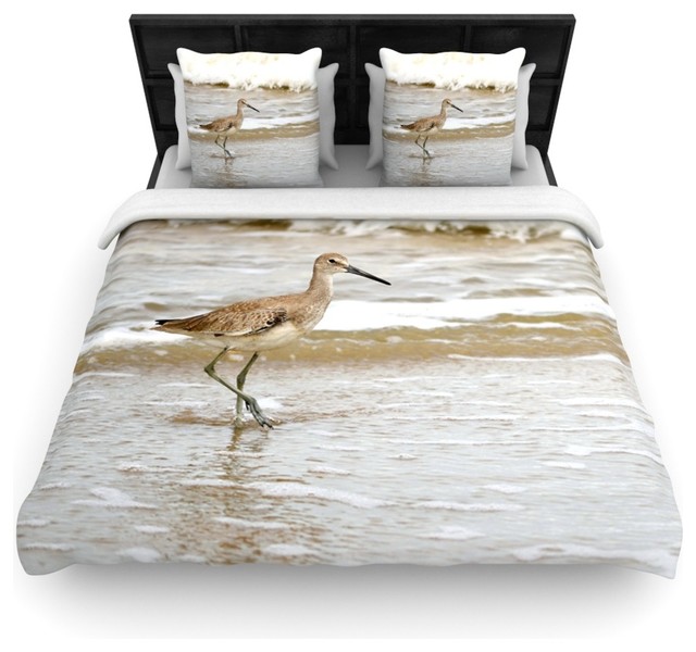Robin Inson Counting The Waves Brown White Duvet Cover Robin Inson Counting The Waves Brown White Cotton Duvet Cover Twin