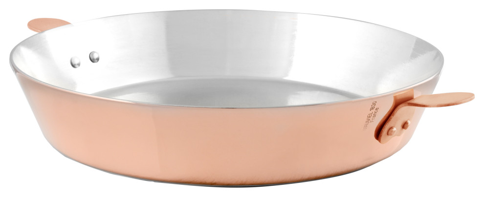 Mauviel M'Passion Copper Tarte Tatin Mold With Ears & Tin Inside, 9.4-in