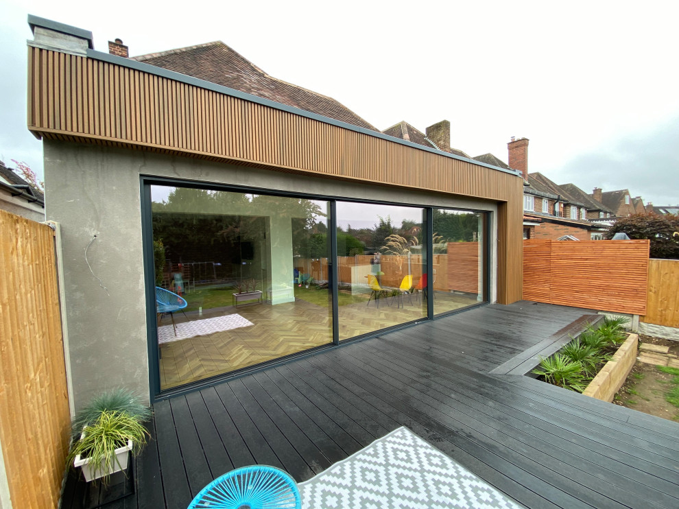 Contemporary two storey extension