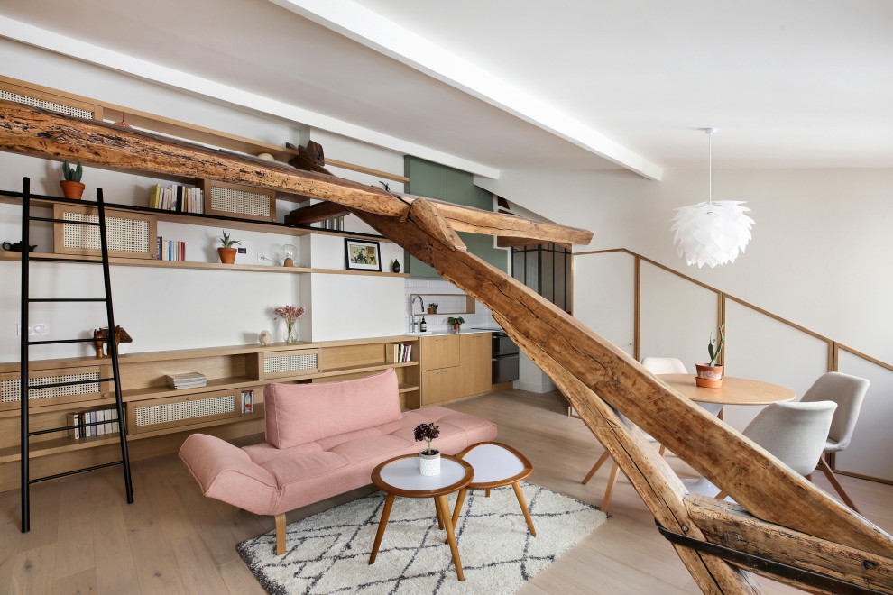 This is an example of a scandi home in Paris.