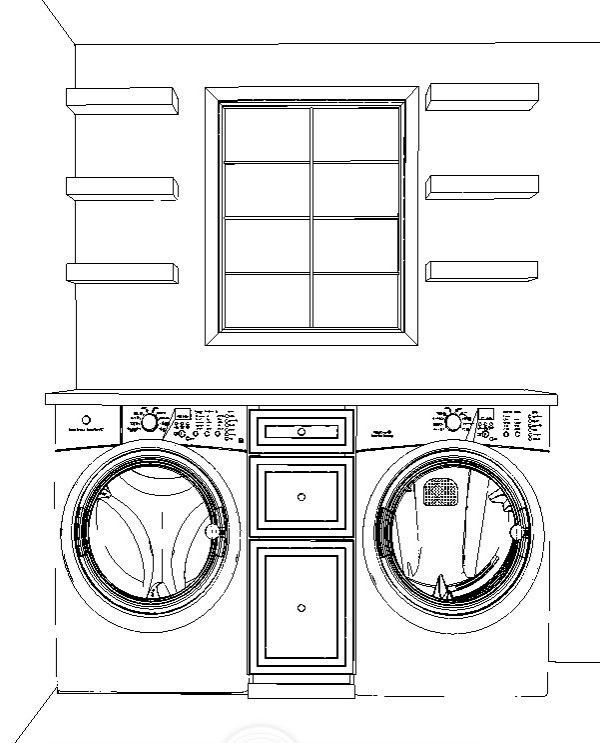 Example of a transitional home design design in St Louis