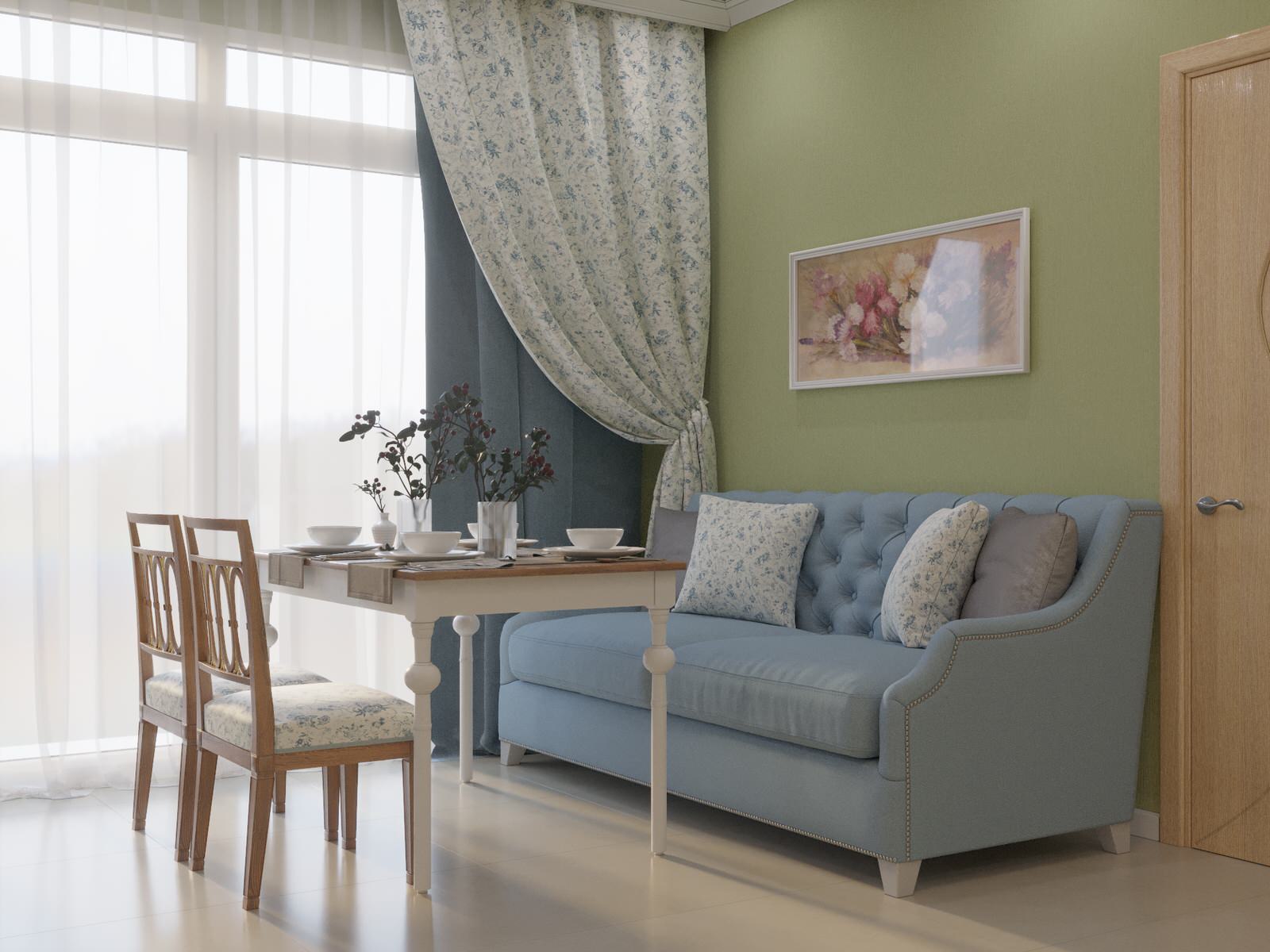 Кухня гостиная в частном доме