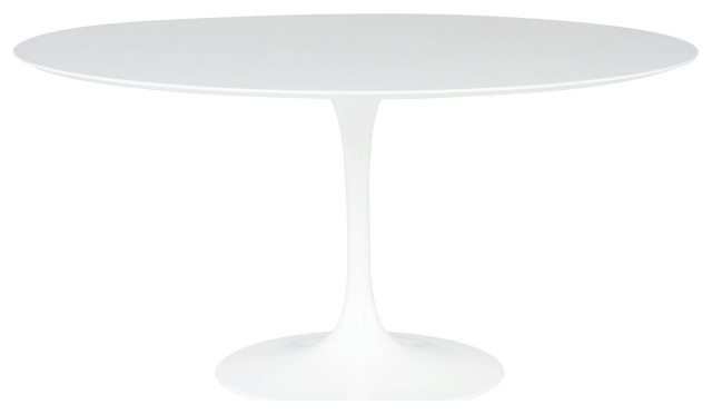 Cal White Wood Dining Table, HGEM861