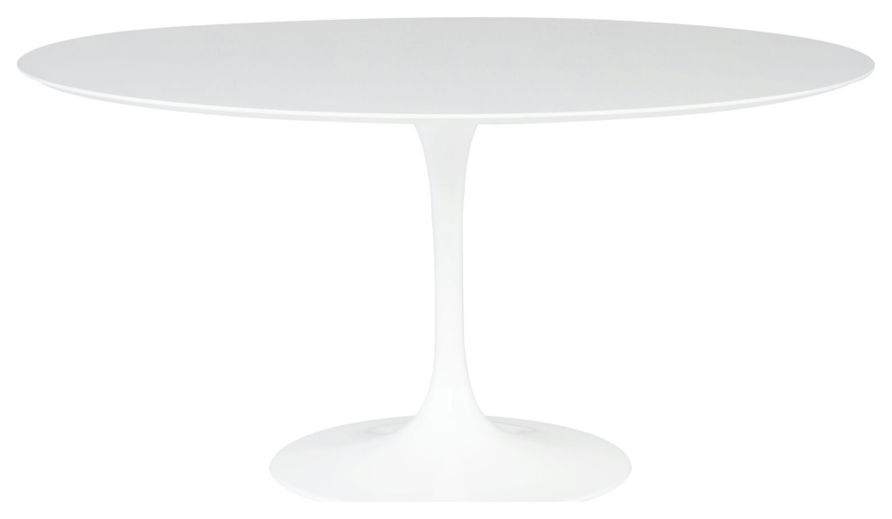 Cal White Wood Dining Table, HGEM861