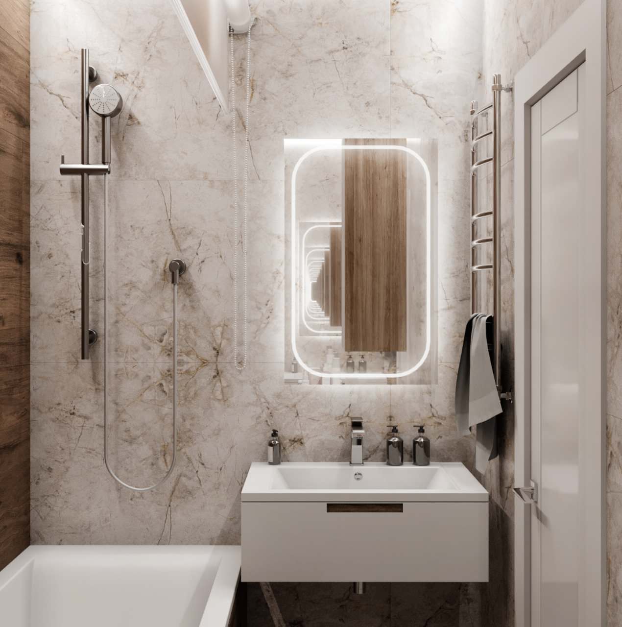 Типовая зх комнатная квартира