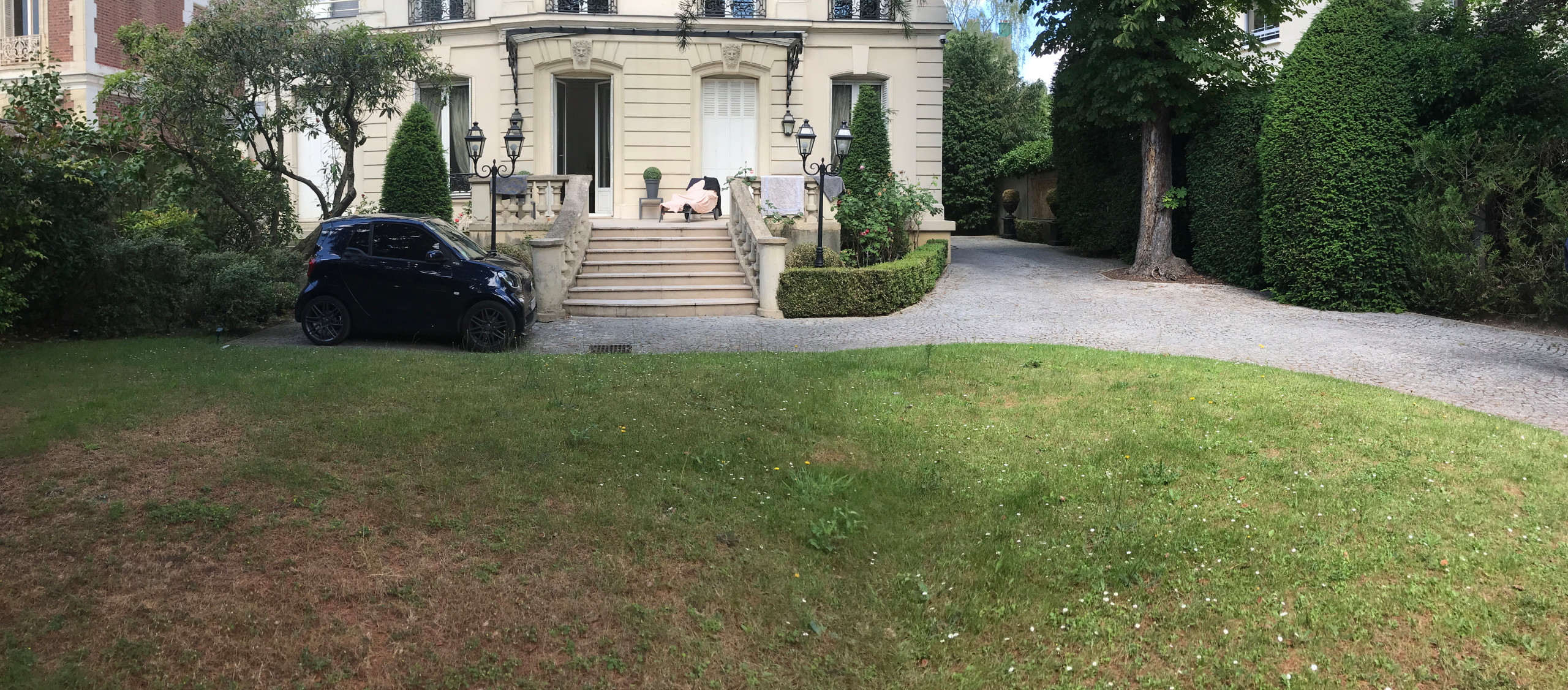 Jardin structuré à la française