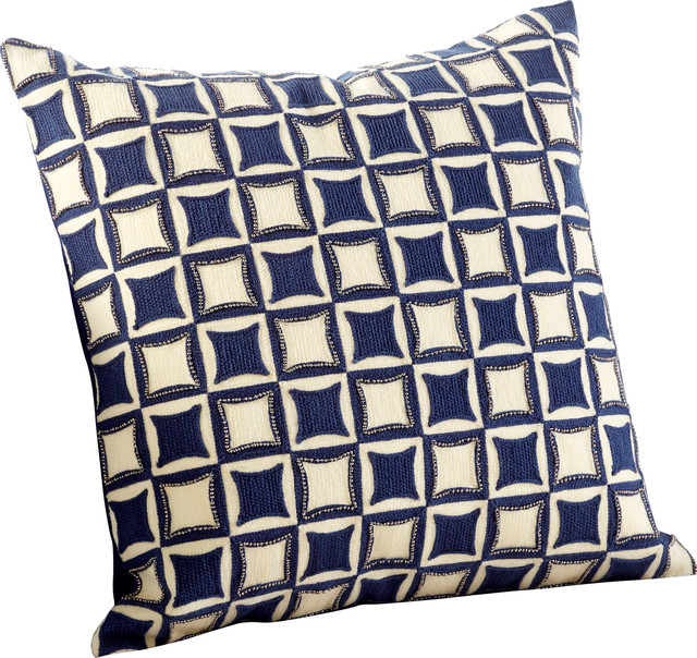 blue and white pillows mark sikes cyan design 09327 retro boogie pillow bluewhite contemporary blue and white pillows mark sikes cyan design 09327 retro boogie pillow bluewhite contemporary