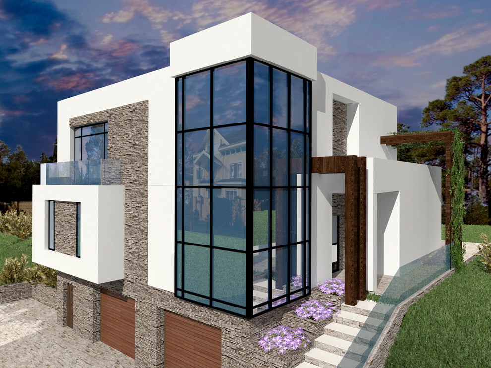 Архитектурные проекты. Частных дома, кафе, офисные здания