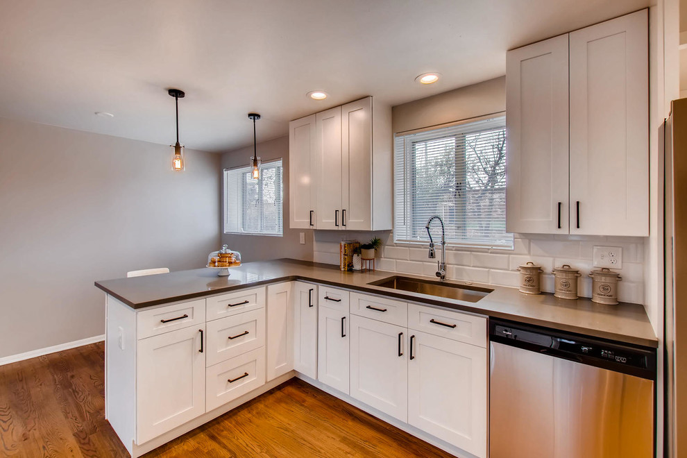 Kitchen - transitional kitchen idea in Denver