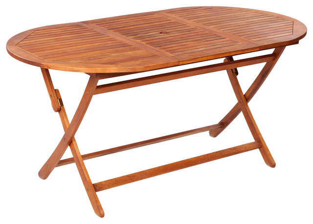 vidaXL Outdoor Dining Table, Acacia Wood