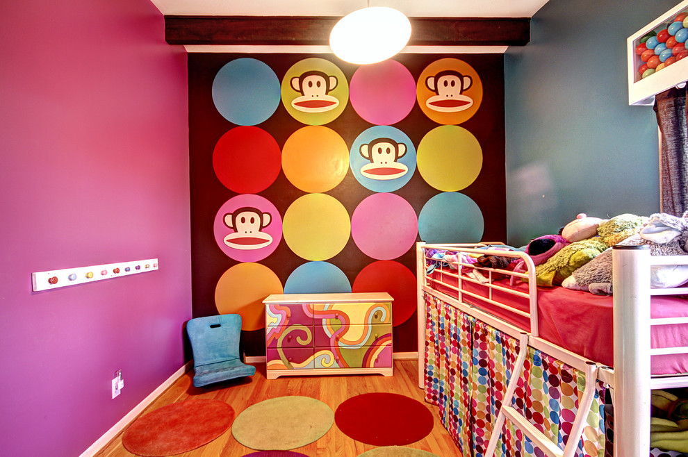 Photo of a midcentury kids' room in Grand Rapids.