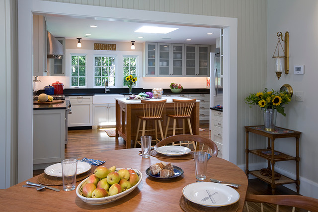 Martha's Vineyard Cottage Renovation transitional-kitchen