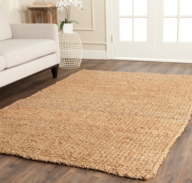 Safavieh Natural Fiber Collection NF732 Rug, Natural, 9' Round