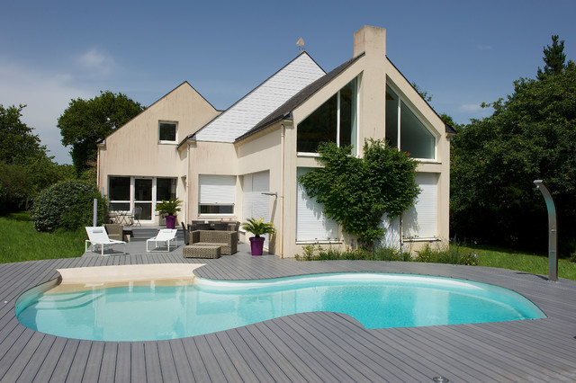 Piscine de forme libre trendy-pool