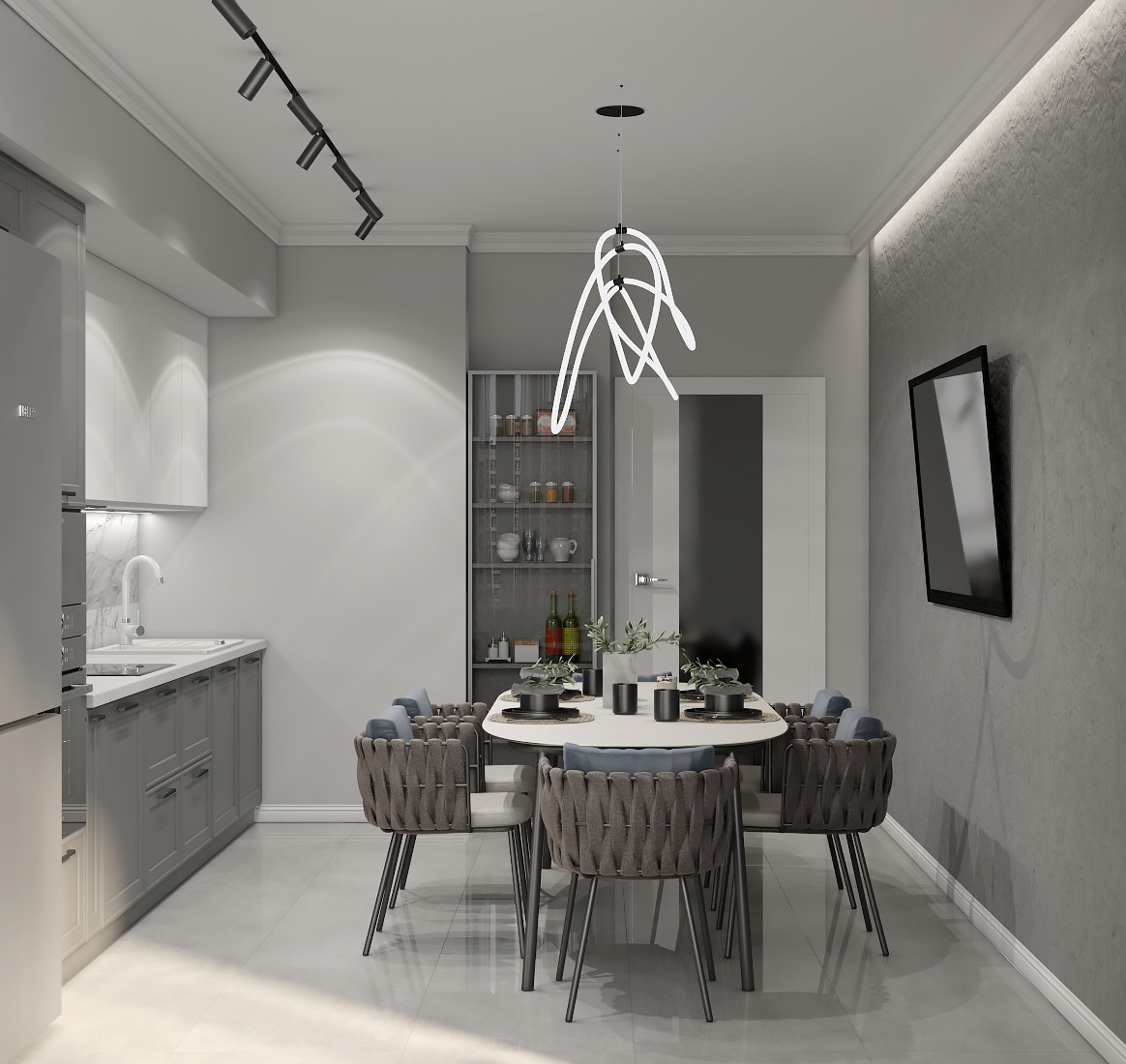 Квартира в стиле минимализм