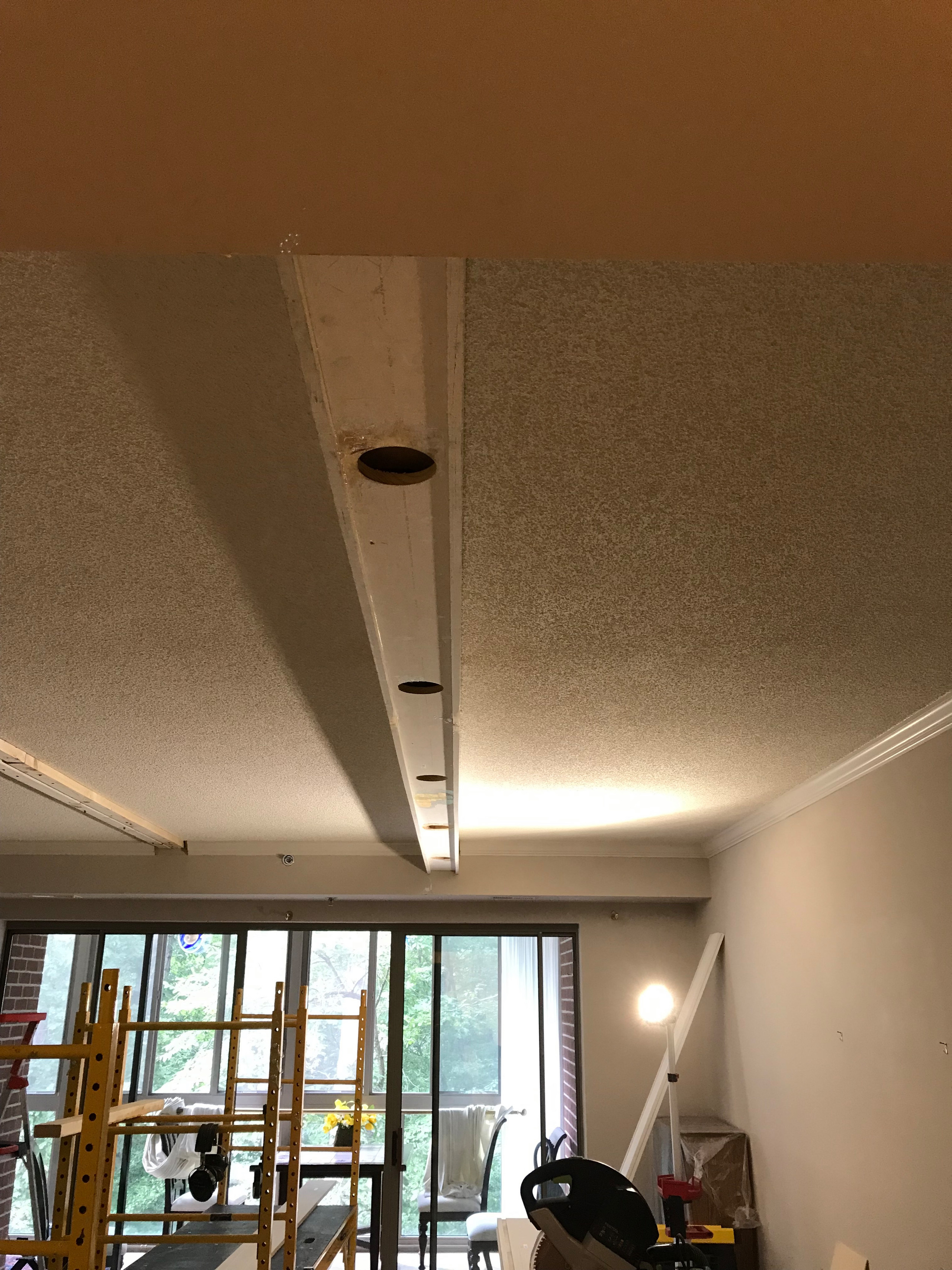 Coffered Ceiling Lighting Project