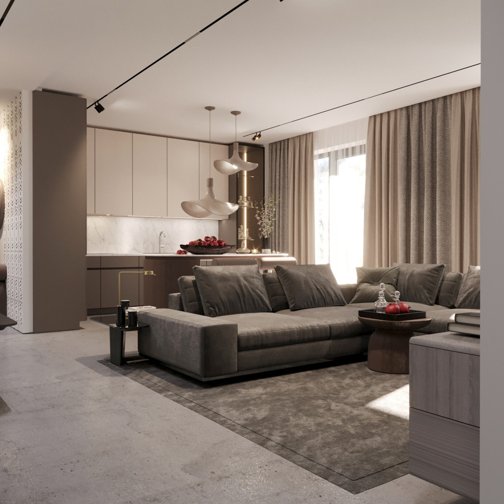 Квартира с этническим декором, 100 м2