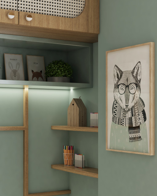Chloe's Nursery Room scandinavian-nursery