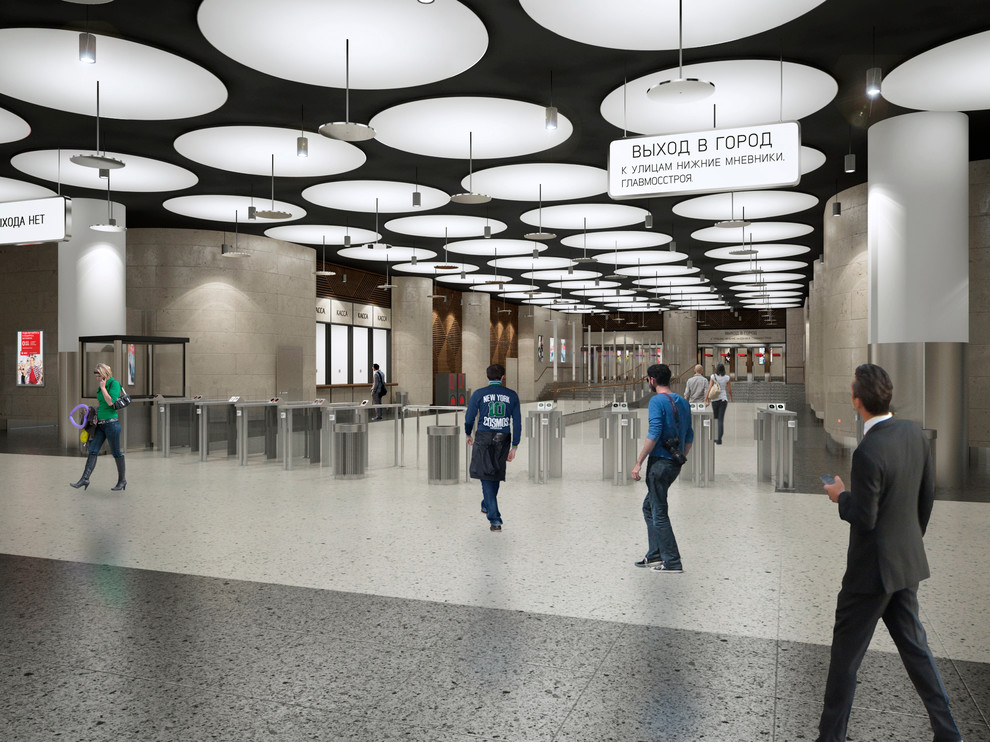 Competition project. Moscow metro station.