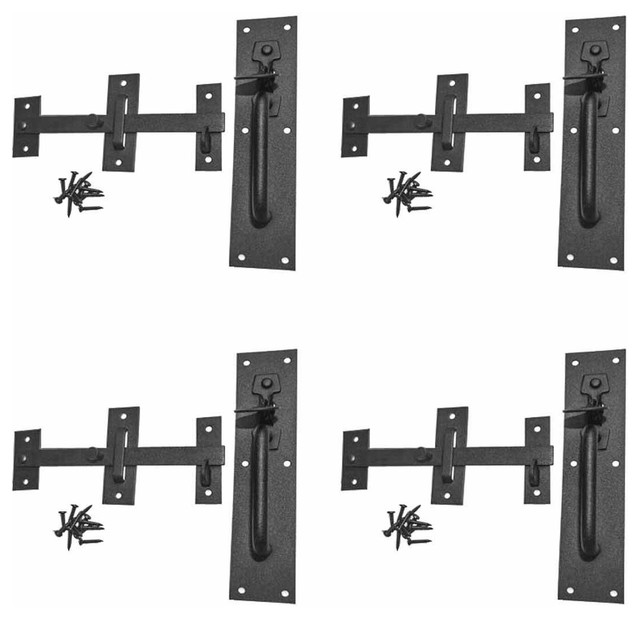 4 Fence Gate Latch Suffolk Black Iron Gate Latch Lock Industrial