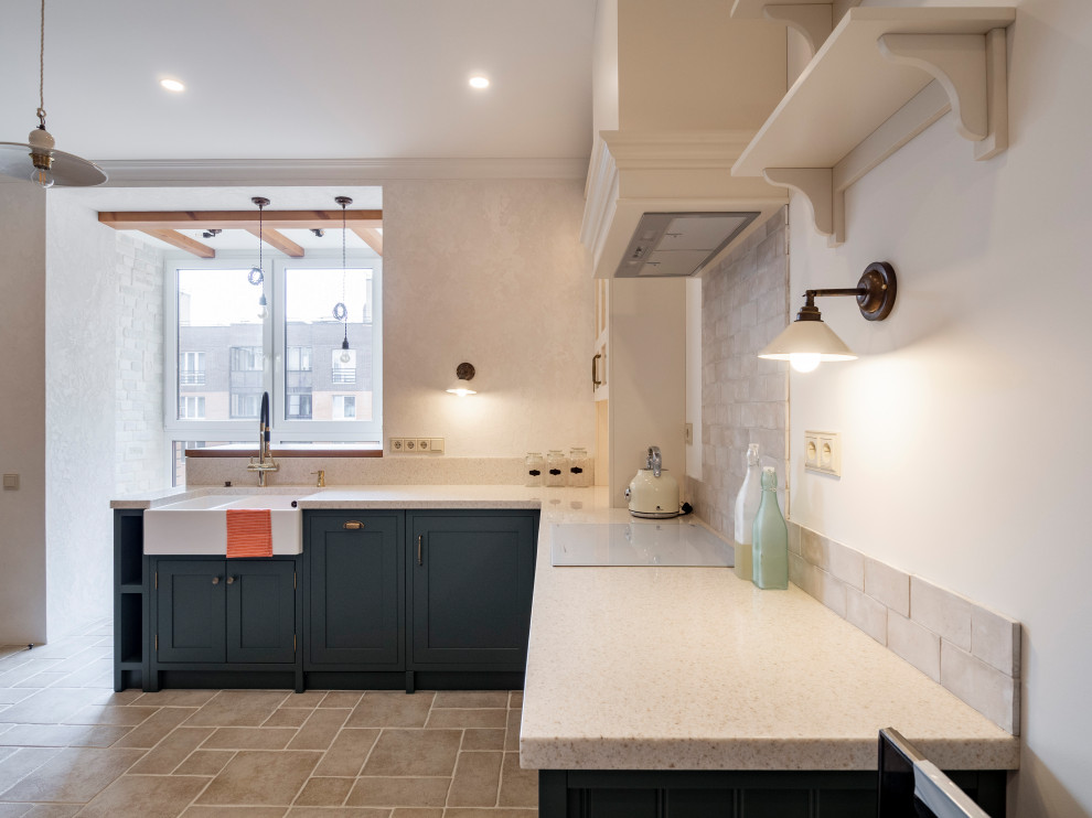 Элегантная кухня в неоклассическом стиле