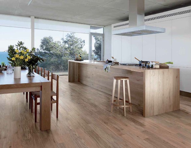 Etic Collection - Wood Inspired Porcelain Tiles - Contemporáneo